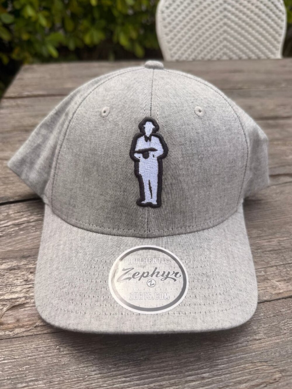 NWT ZHATS Zephyr "Spirit of Hard Work" Icon Adjustable Baseball Hat Heather Gray
